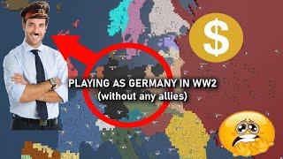 Playing as Germany with no Allies in WW2