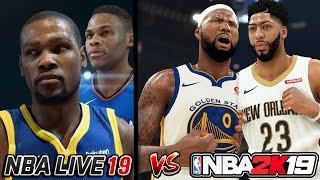 NBA 2K19 vs NBA LIVE 19 MUST SEE Before Buying