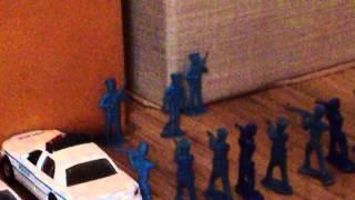 Zombies attack the city Army Men Stop Motion