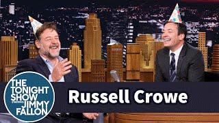 Russell Crowe and Jimmy Share Australian Fairy Bread for His Birthday