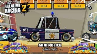 Hill Climb Racing 2 - The MINI POLICE CAR SuperCar Mod Gameplay