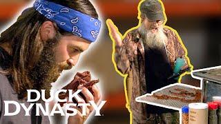 Jase Si and the Guys Make Homemade Jerky  Duck Dynasty