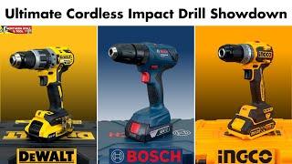 Ultimate Cordless Impact Drill Showdown - Bosch vs DeWalt vs Ingco