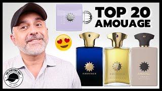 Top 20 AMOUAGE FRAGRANCES  Masculine Feminine Unisex Amouage Fragrances Ranked