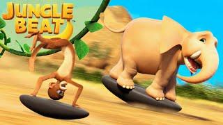 Sand Surfer   Downhill Derby  Jungle Beat Munki and Trunk  Kids Animation 2022