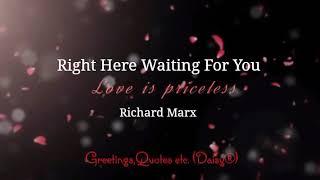 Right Here Waiting For You - Richard Marx