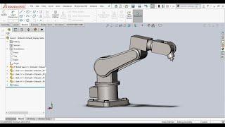 SolidWorks part 60 How to design DOF robot arm design