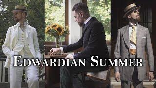 Dressing an Edwardian gentleman for a summer weekend - Lookbook Belle Epoque GRWM