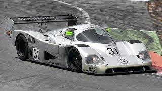 Sauber Mercedes C11 Group C Pure Sound at Monza Circuit