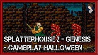 Splatterhouse 2 - Sega Genesis - Gameplay Halloween