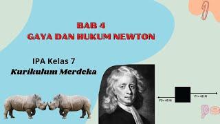 BAB 4 GERAK DAN GAYA  Gaya dan Hukum Newton – IPA Kelas 7 Kurikulum Merdeka