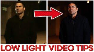 How to get Better LOW LIGHT Video Footage without upgrading your camera...