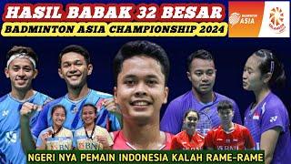 Mudik Rame2 - Hasil Semua Sektor 32 Besar Badminton Asia Championships 2024 Hari Ini