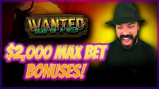 ROSHTEIN MAX BET BONUSES ON WANTED DEAD OR ALIVE