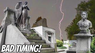 Exploring Italys City of Silence Cemetery - Then a thunderstorm hits  Turin Part 1 