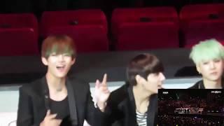 HD Fancam BTS Reaction to BigBang - BAEBAE in MAMA 2015