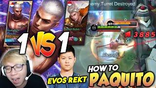 SOLO RANK KETEMU EVOS REKT ? HUEHUEHUEHUE