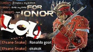 FOR HONOR Angry Tiktok Boy Because I have too much skill for it - Shaman who insults me Zerker