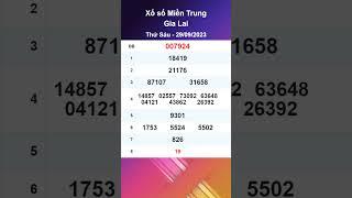 Xổ số Gia Lai 29092023 - XSGL 299