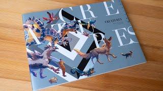 CREATURES - Book of Paintings Le Yamamura book flip