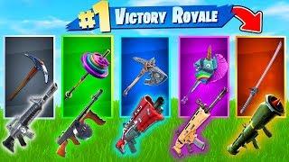 The *RANDOM* PICKAXE Challenge In Fortnite Battle Royale