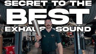 This will make YOUR exhaust sound AMAZING. Custom exhaust builders share fabrication secret