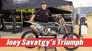 Not Very Common in Moto Bike Breakdown  Joey Savatgys Triumph TF 250-X