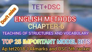 AP&TSENGLISH METHODSIMPORTANT BITS#ap dsc #ts dsc #tet cum trt