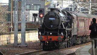 Black 5 No.44871 hauls The Edinburgh Flyer