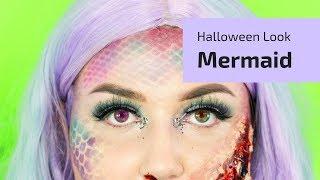 Mermaid Halloween Makeup Tutorial