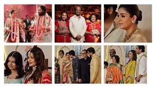 Ambani wedding Why did Abhishek not come with Aishwarya? Super star Nayan and Wiki Suriya and Jo