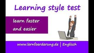 Discover your style of learning  Learning style test