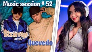 xLightmoonx Reacciona a BIZARRAP Music Sessions #52  QUEVEDO