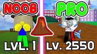 Blox Fruits Noob to Pro BUT with ONLY The Magma Fruit Level 1 to MAX Level