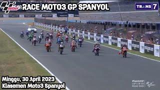 Full Race Moto3 Spain 2023 Results Today - Results Moto3 Race Spain 2023  MotoGP results today