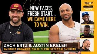 Washingtons Zach Ertz & Austin Ekeler Commanders key adds Dan Quinn & Jayden Daniels  The Pivot