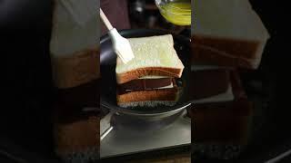 Ultimate moist chocolate cake and cheese sandwich #shorts #asmr #cooking