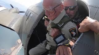 WWII Paratrooper Tom Rices 100th Birthday Jump