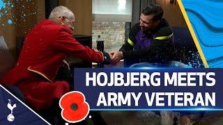 REMEMBRANCE DAY  Pierre-Emile Hojbjerg sits down with British Army Veteran