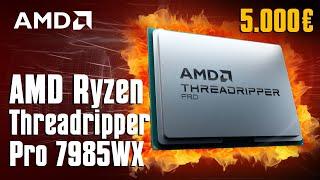 AMD Ryzen Threadripper Pro 7985WX – erupcija performansi i moći