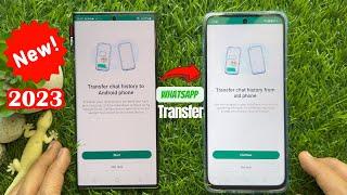 Transfer Whatsapp Messages From old Android to New Android Phone  Transfer WhatsApp Chats 2023