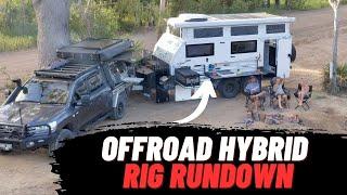 OFFROAD Hybrid Caravan - Rig Rundown  16 foot dual axle POP TOP from Vision Rv