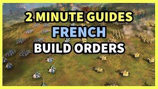 2 Minute Guide  French Civilization Build Orders  Age of Empires 4