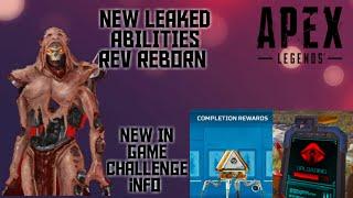 APEX LEGENDS  Rev Reborn New Leaked Abilities And Next In-game Challenge Info.
