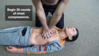 Chest Compressions CPR Steps