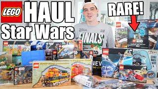 HUGE LEGO Star Wars + Trains HAUL SOME VERY RARE ITEMS