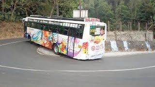 Private Bus & Car Crossing 17th Hairpin Bend Yercaud Hills Road Salem TN