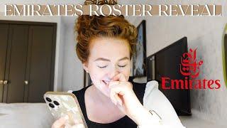 Here We Go Again?  EMIRATES CABIN CREW November Roster Reveal  FLIGHT ATTENDANT VLOG