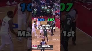 The Last 10 Seconds of 76ers vs Celtics #nba #shorts