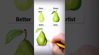 Draw Pears #art #drawing #shorts #pear #illusion #howtodraw #easydraw